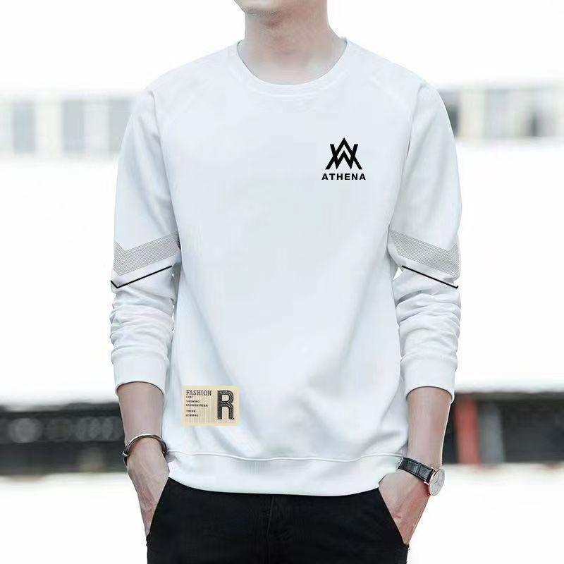 

Men s Casual Plus Velvet Thick Hoodie - Loose Fit, Round Neck, Long Sleeve, Warm Pullover for Autumn & Winter. M 165cm 90-110lbs