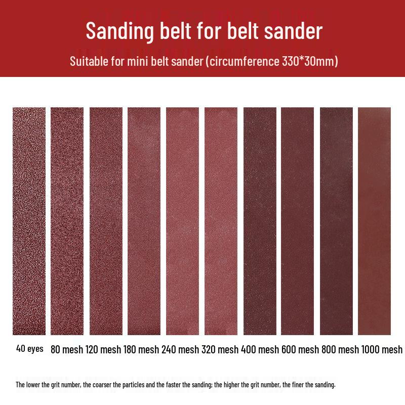 Mini Sanding Belt Knife Sharpener with 330*30mm Aluminum Oxide Belt