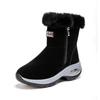 New Fashion Snow Boots Winter Women's Boots Plush Warm Boots Cotton Shoes Non-slip Outdoor Shoes