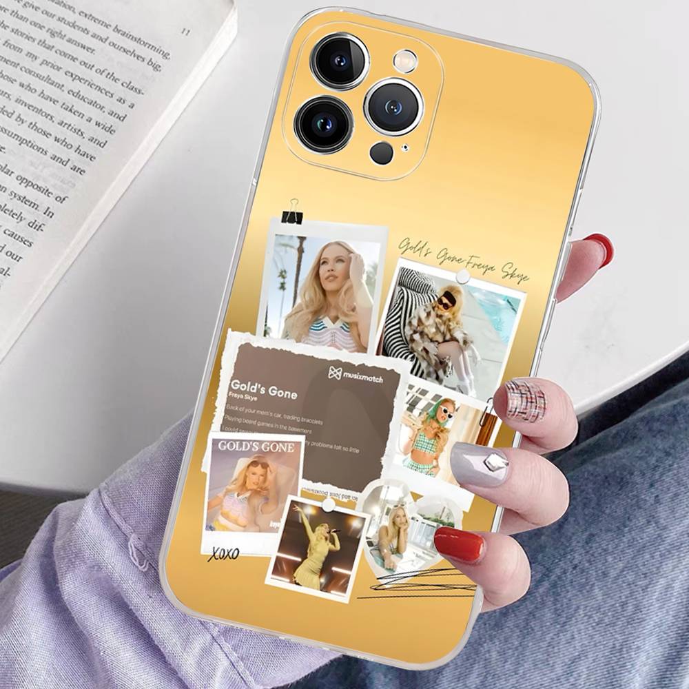 Sänger F-Freya Skye Passend für IPhone 16 15 Promax Handyhülle IPhone 14 11 12 High End 13 Pro Silikon