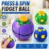 1-20PCS 3D Printed Decompression Stress Ball with Press Spin Dual Mode Fidget Spinner Toy for Anxiety Relief Office Desk Gift