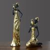 Hot Selling Retro African Figures Black Women's Ornaments Home Decor Fashionable and Classic Living Room Resin Crafts