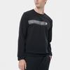 Fila Athletics Logo Print Pullover Crewneck Sweatshirt Men Sweatshirt Deep-Black A11M141204F-BK
