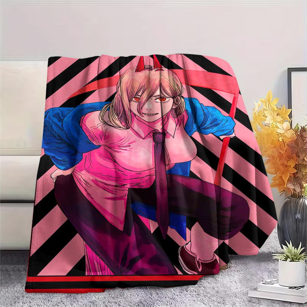 1Pc Cartoon Print Flannel Blanket, High Quality Comfortable for All Seasons, Home Decor, Warmth and Comfort, Perfect for Christmas Birthday Gift