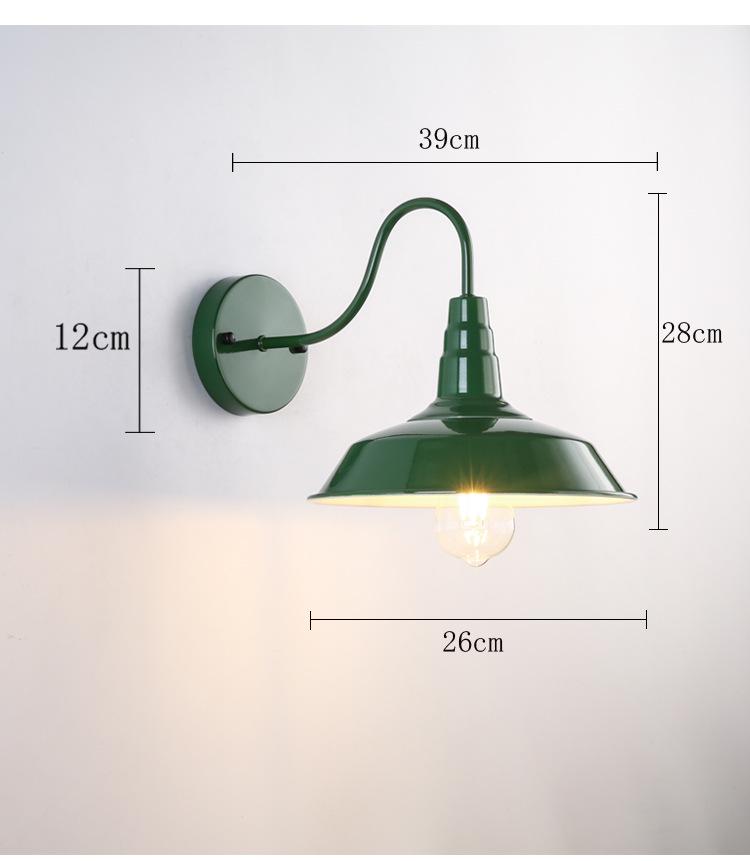 

Retro American Outdoor Waterproof Wall Light for Porch, Balcony, Villa, or Garden