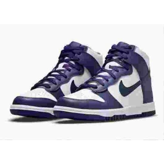 Nike Dunk High Electro Purple Midnight Navy DH9751-100 EU 38.5 фиолетовый