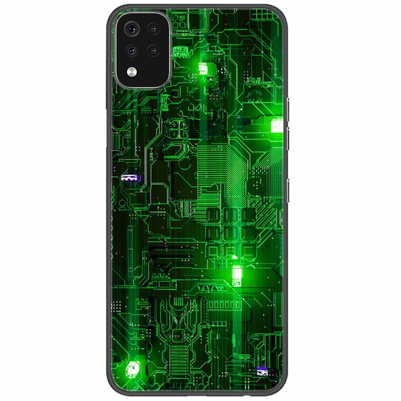 Phone Case For LG K42 K52 K62 Q52 Case Soft Painted Wolf Silicone Black Covers For LG K62 Cases K 42 Shockproof Funda for LGK52