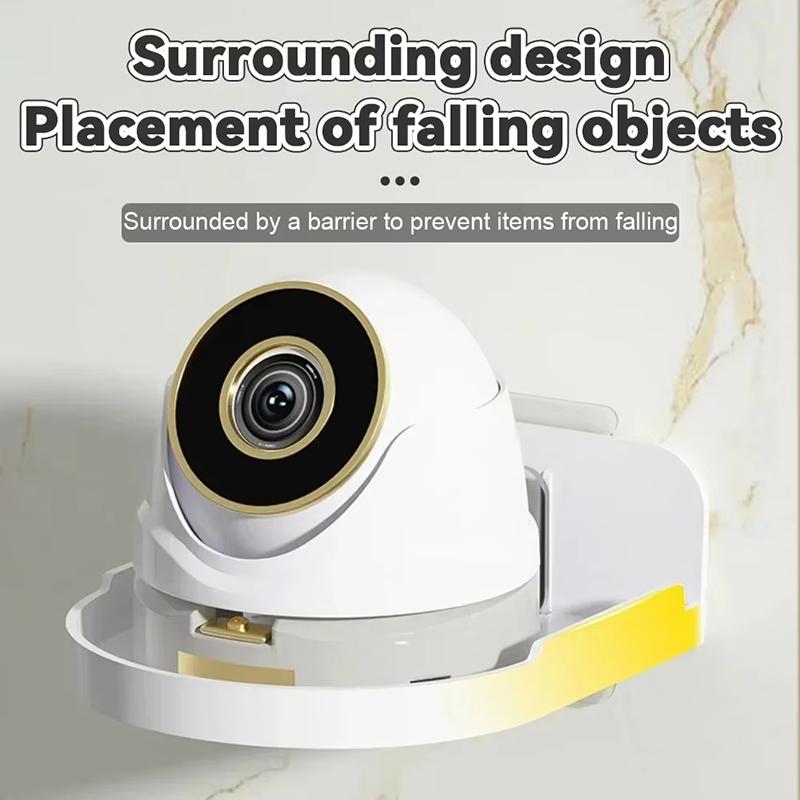 1/2Pcs Punch-Free Security Surveillance Camera Stand New Traceless Wall-Mounted Bracket Home Self-Adhesive Drill-free Fixer