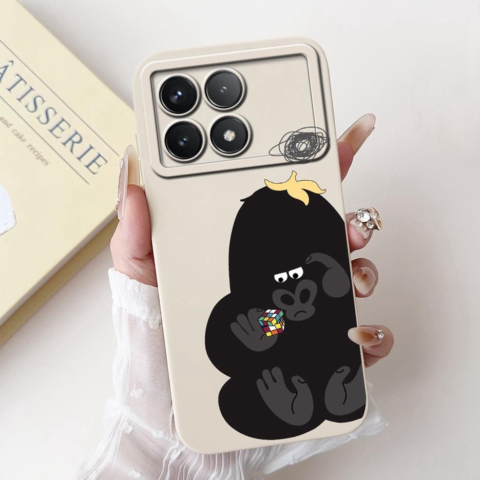 For Xiaomi Poco X6 Pro 5G Case Cute Panda Cartoon Cover Soft Silicone Phone Case For Xiaomi Poco X6 Neo PocoX6 Pro Fundas Bumper