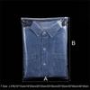 50pcs/set Portable Plastic Ziplock Bag Reusable Transparent Storage Bag Multi-Purpose Luggage Organizer Clothing Storage