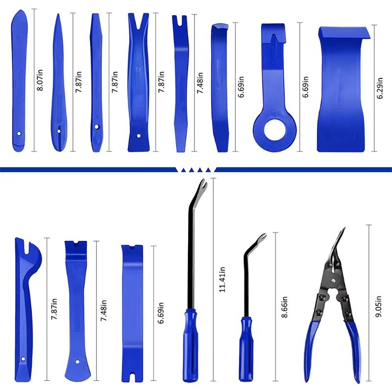 5/11/19Pcs Car Trim Removal Tool Set Clip Pliers Fastener Remover Stereo Removal Hand-held Disassembly Tools