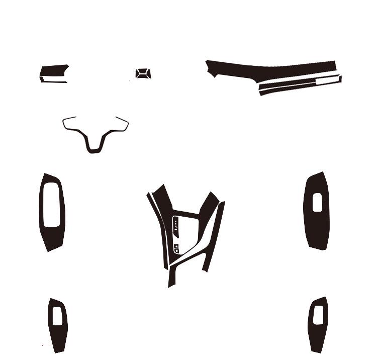Roewe I5 Interior Carbon Fiber Gear Shift Anti-Scratch Decal
