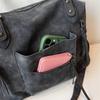 Vintage Damen PU Handtasche, Einfache Tragetasche, Messenger Bag mit großem Fassungsvermögen, Modische Alltags-Handtasche mit großem Fassungsvermögen, Vintage-Stil