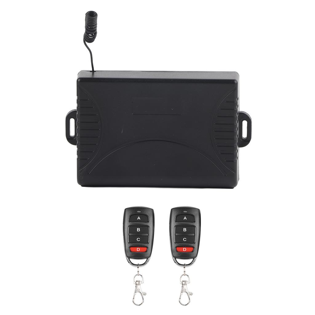 DC AC 7 36V 4 Channel Remote Control Switch Transmitter Receiver Set 4 Button Learning Code