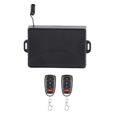 Set Comutator Transmițător Receptor cu Telecomandă AC DC 7-36V cu 4 Canale și 4 Butoane Cod de Învățare
