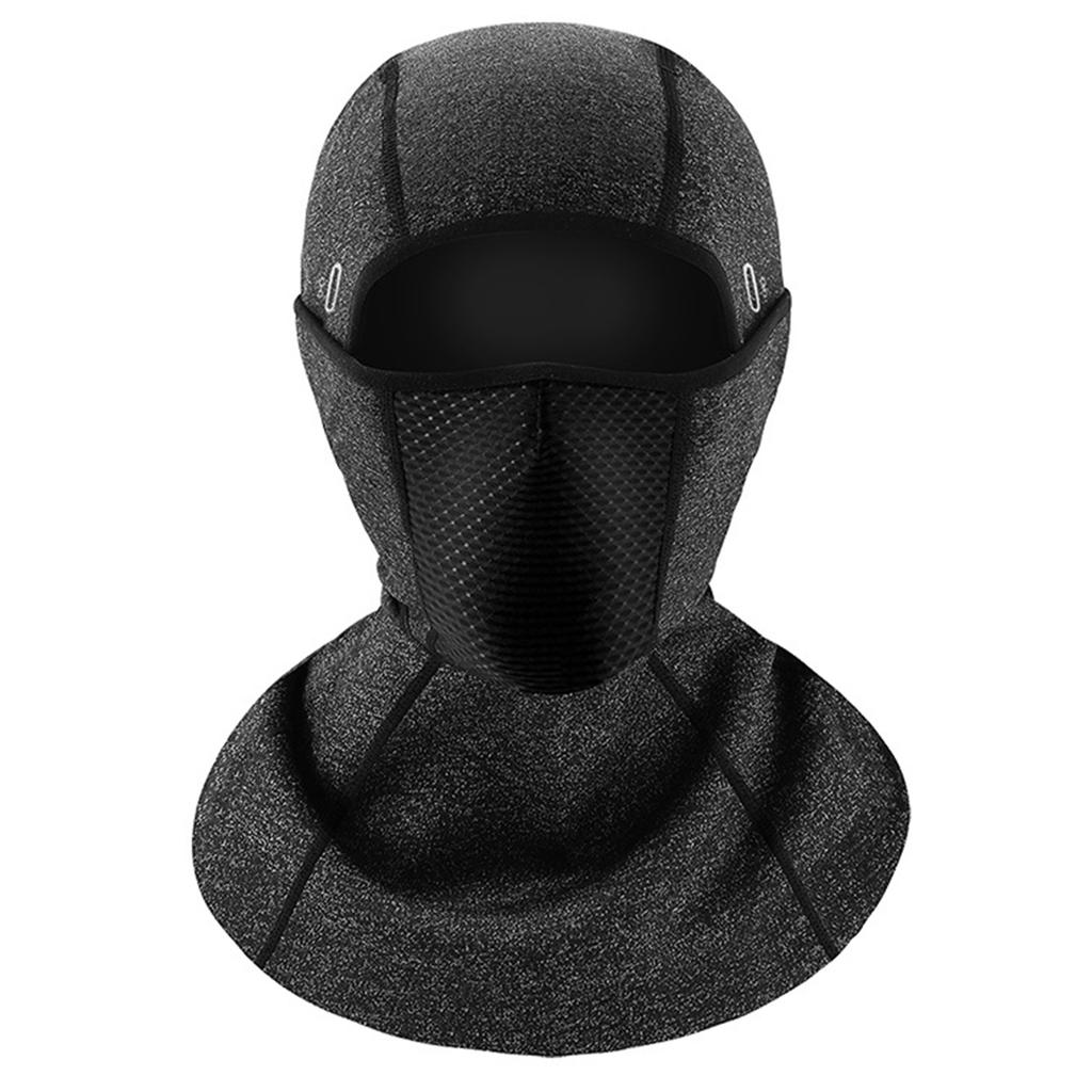Balaclava Ski Mask Windproof Full Face Mask for Fishing Running Cycling Racing Black