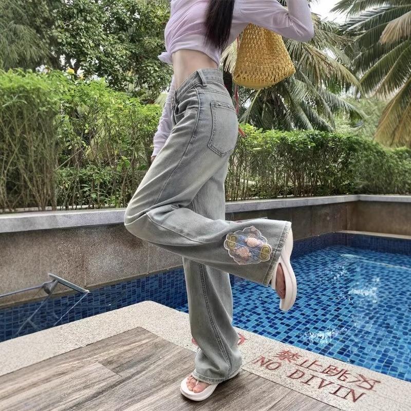 National Style Embroidered Women's Jeans - Guangzhou Xintang Source
