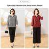 2026 Spring Shirt for Elderly Mothers - Women's Lapel Top, Loose Fit for Middle-Aged and Elderly, Perfect for Spring and Autumn
