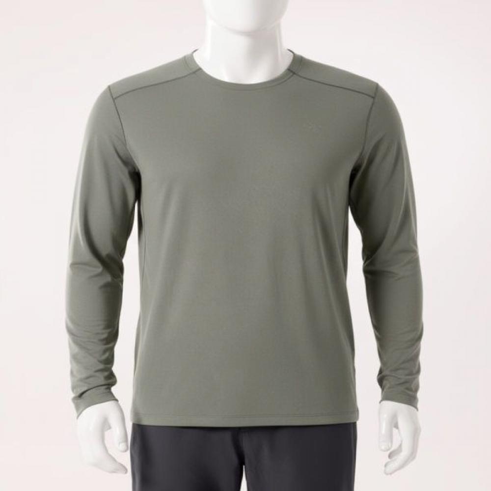 Arc Teryx CorMac Crew Neck Ls Men M 796804 FORAGE HEATHER/L (around 105)