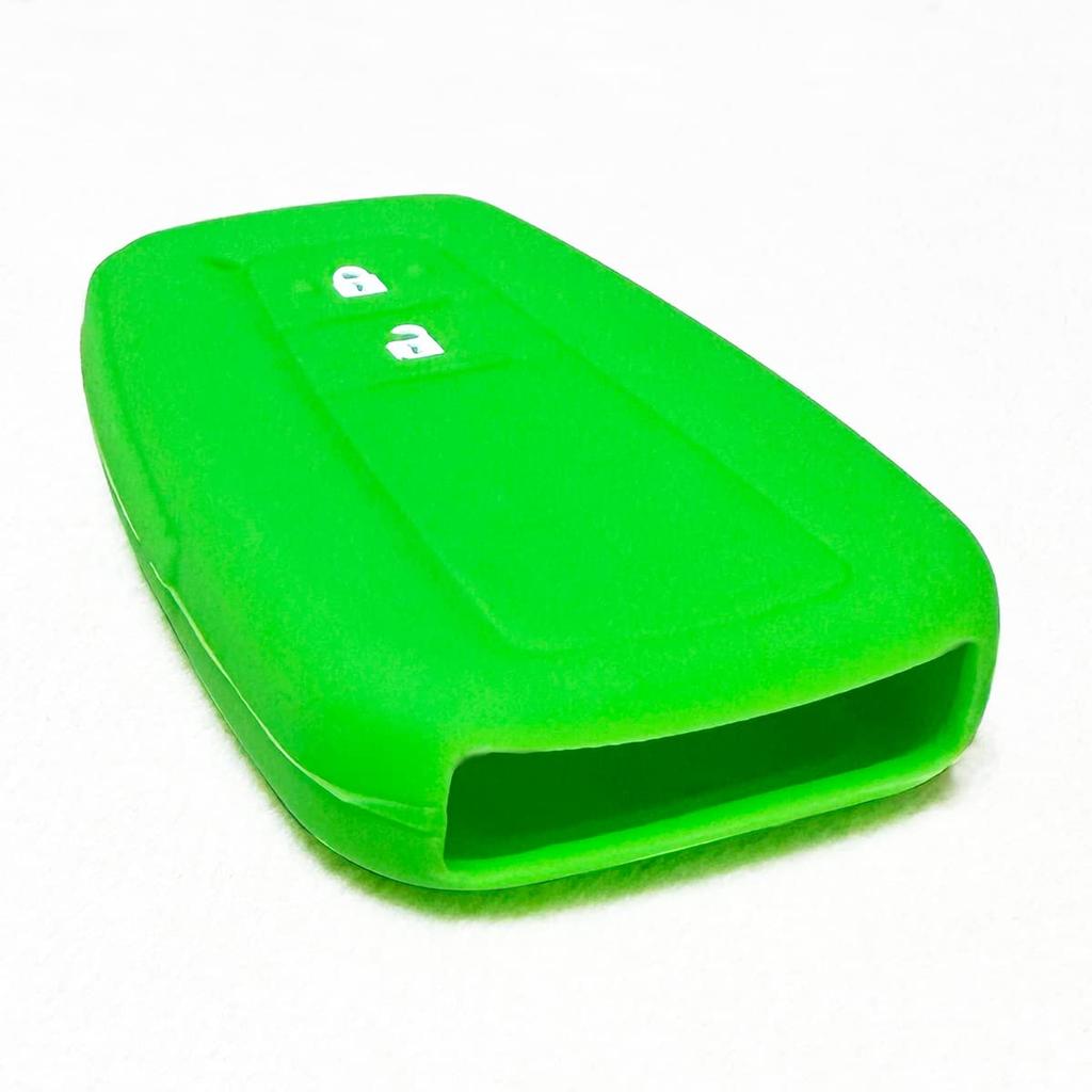 IKT Silicone Cover for Toyota Cars Smart Key 2 Buttons Green / Prius 50