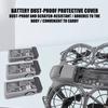 Dust Proof Protective Cover for Drones Batteries Plastic Easy Snap On Installation for 2 Outdoor Photography