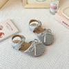 2025 Children Princess Sandals for Girls Summer New Fashion Korean Style Soft Bottom Anti-slippery Versatile Cut-outs Beach Shoe
