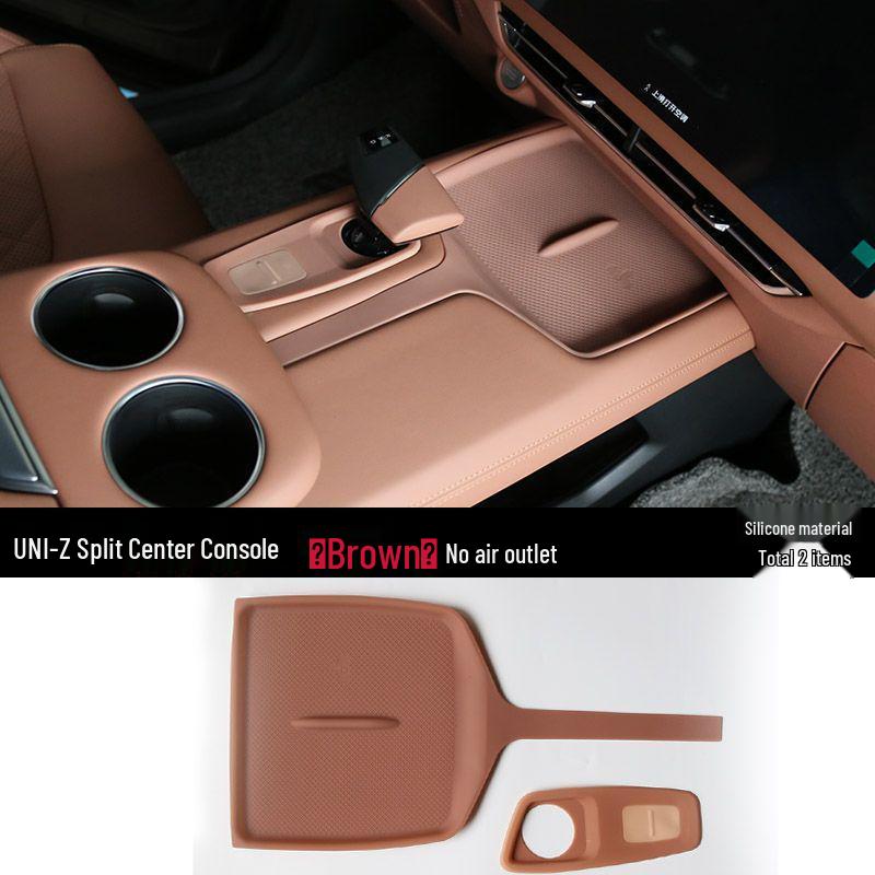 Anti-Slip Pad for Wireless Charger and Cup Holder in Changan UNIZ Console Eco-friendly Odorless Soft Silicone for 24-26 UNIZ