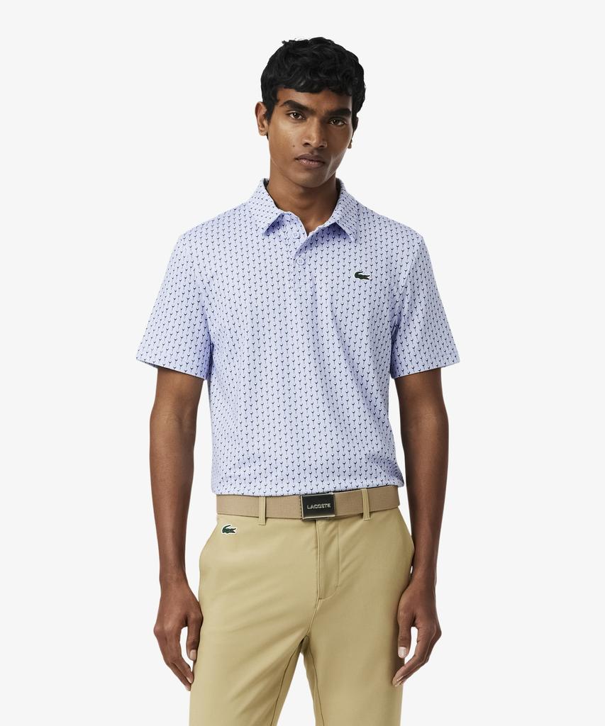 LACOSTE Men'S Golf Aop Short Sleeve Polo Shirt Dh4825-56G Ihh