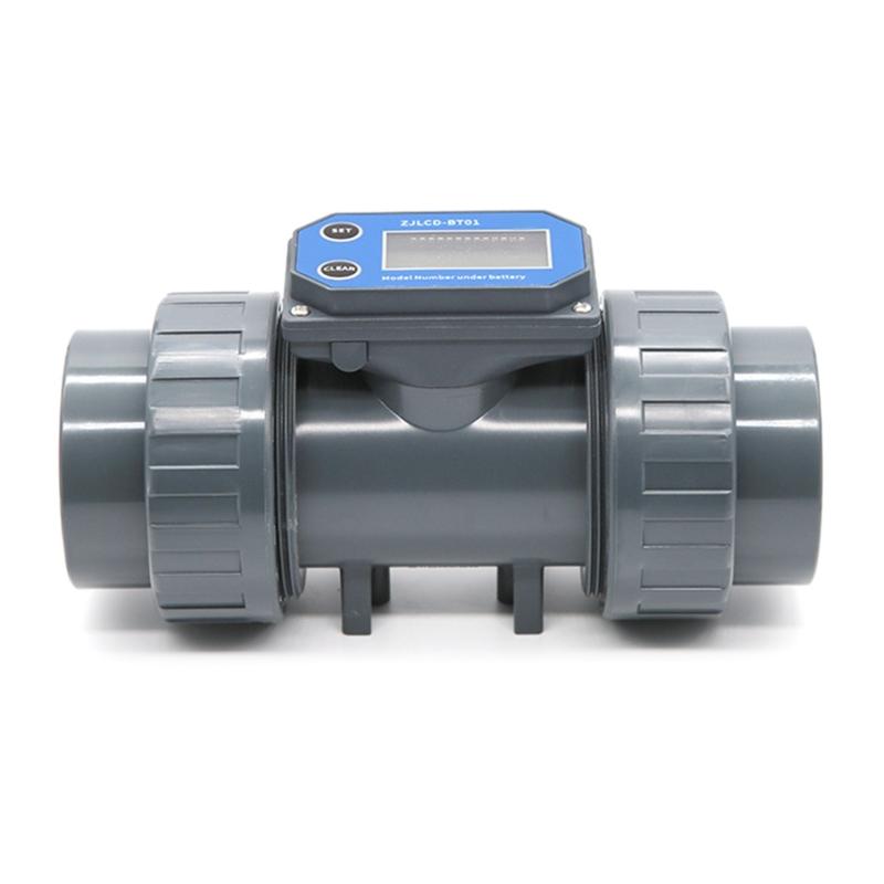Digital Turbines Flowmeter Suitable For Farm & Garden Irrigation With LCD Display Measure Water Petrol Kerosene Methanol