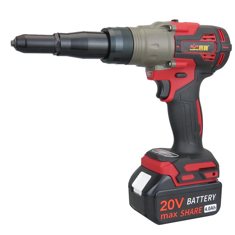 High-Power Cordless Brushless Rivet Gun with Lithium Battery