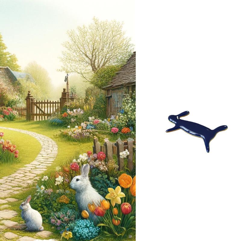 Mihmily Brand-running Rabbit Brooch, Versatile and Fashionable