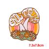 Mountain Adventure Outdoor Scenery Embroidery Patches Iron On Patches Diy Sun Waves Patch Backpack Jackets Sew Embroidered Badge 