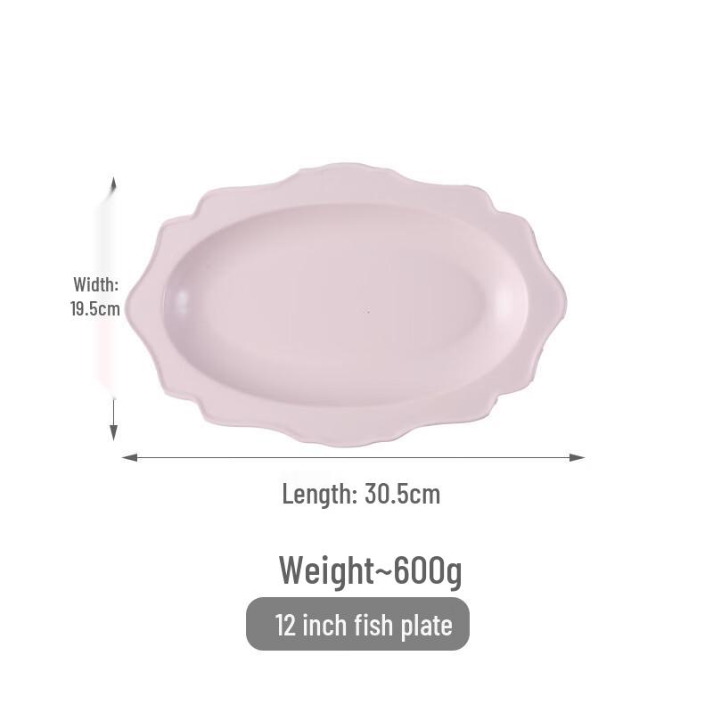Utuo Pink Floral Ceramic Dishware
