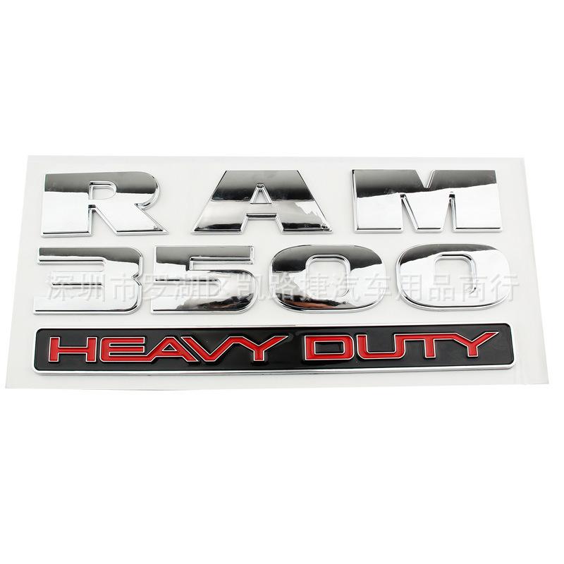 Suitable for RAM 2500 HEAVY DUTY Car Label ABS Pickup Label RAM Door Label