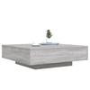 VidaXL Table basse sonoma gris 100x100x31 cm bois d'ingénierie 836600