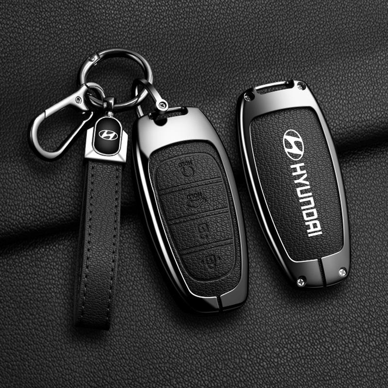 Modern Metal Key Shell Case for Santa Fe ix45/ix35