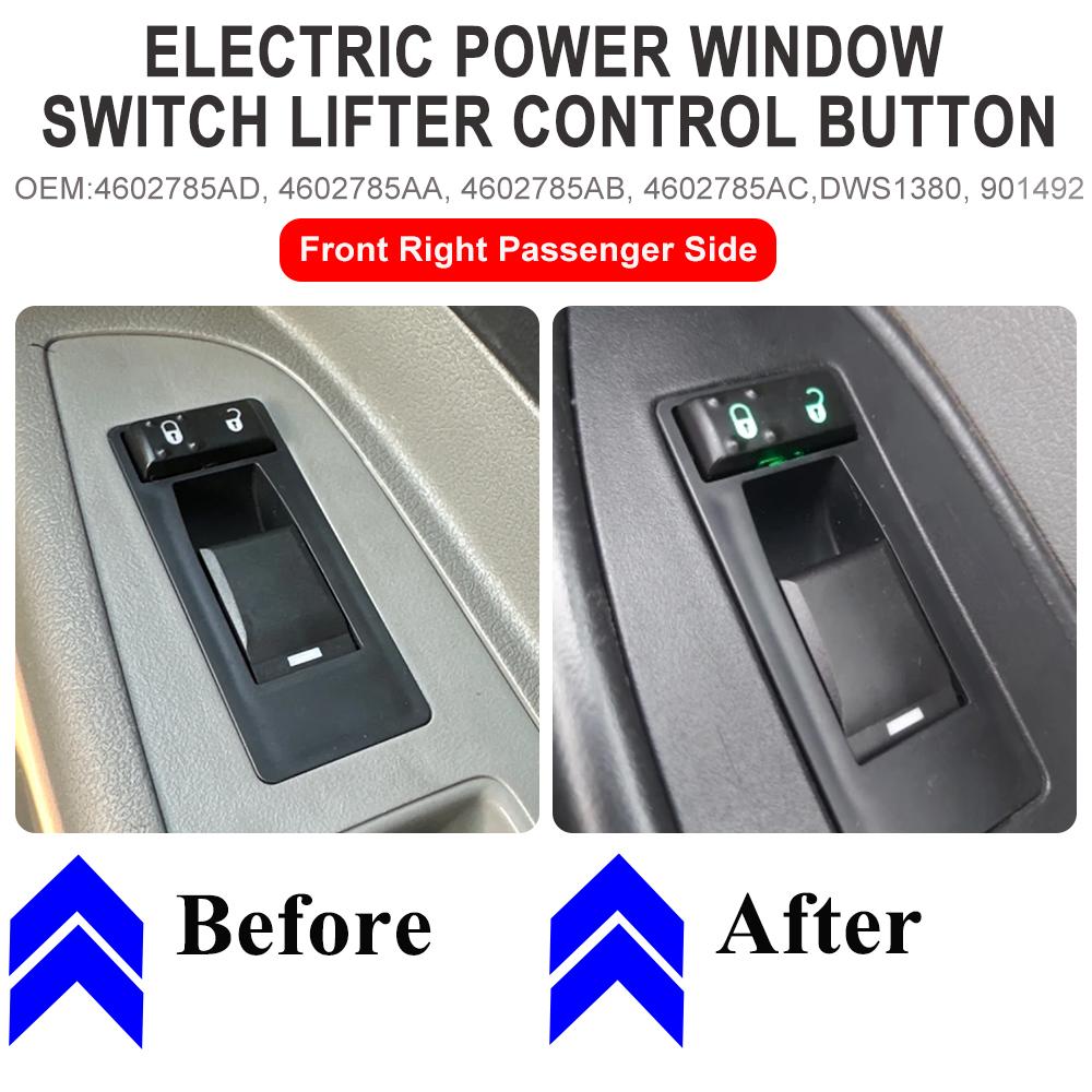 Window Power Master Control Switch Front Left Electric Regulator Button for Jeep Compass Chrysler 200 300 Sebring Dodge Avenger