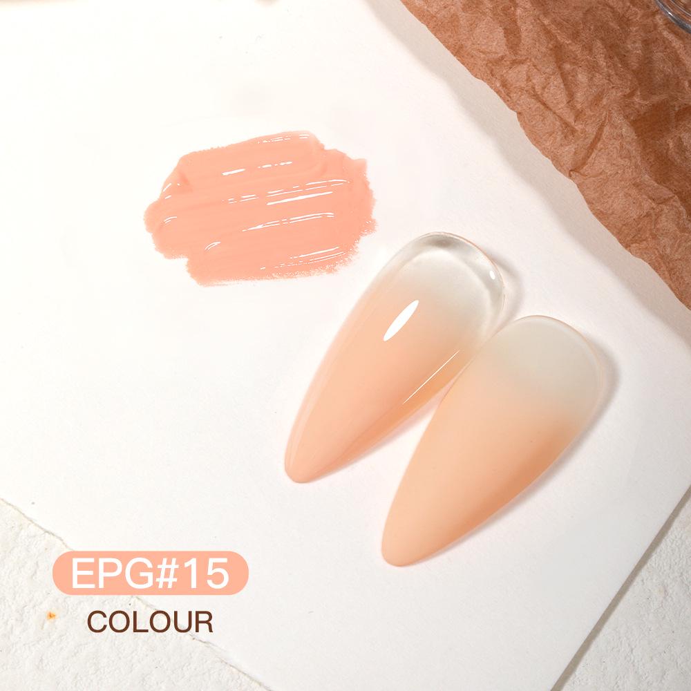 AS Rouge Pat Gel Nail Polish: High Saturation, Thick Gradient Blush Smudge Gel