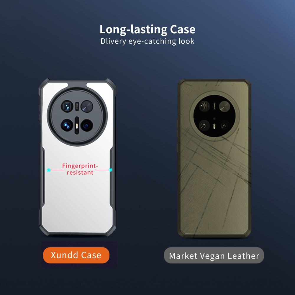 XUNDD Für Huawei Mate 70 Hülle Sturzsichere TPU+Acryl Klare Rückseite Handyhülle