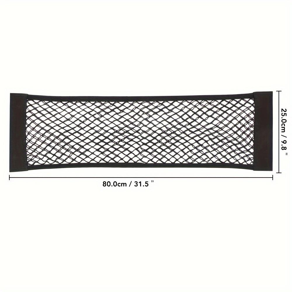 1PC Car Trunk Mesh Bag Storage Fixed Artifact Velcro Mesh Bag Car Storage Bag Car Supplies Storage Net