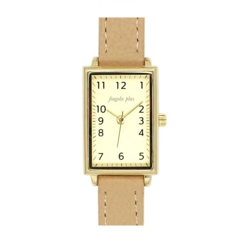 Follow Fragola Plus Antibacterial Strap Watch N03820A-1 BE Women's Beige