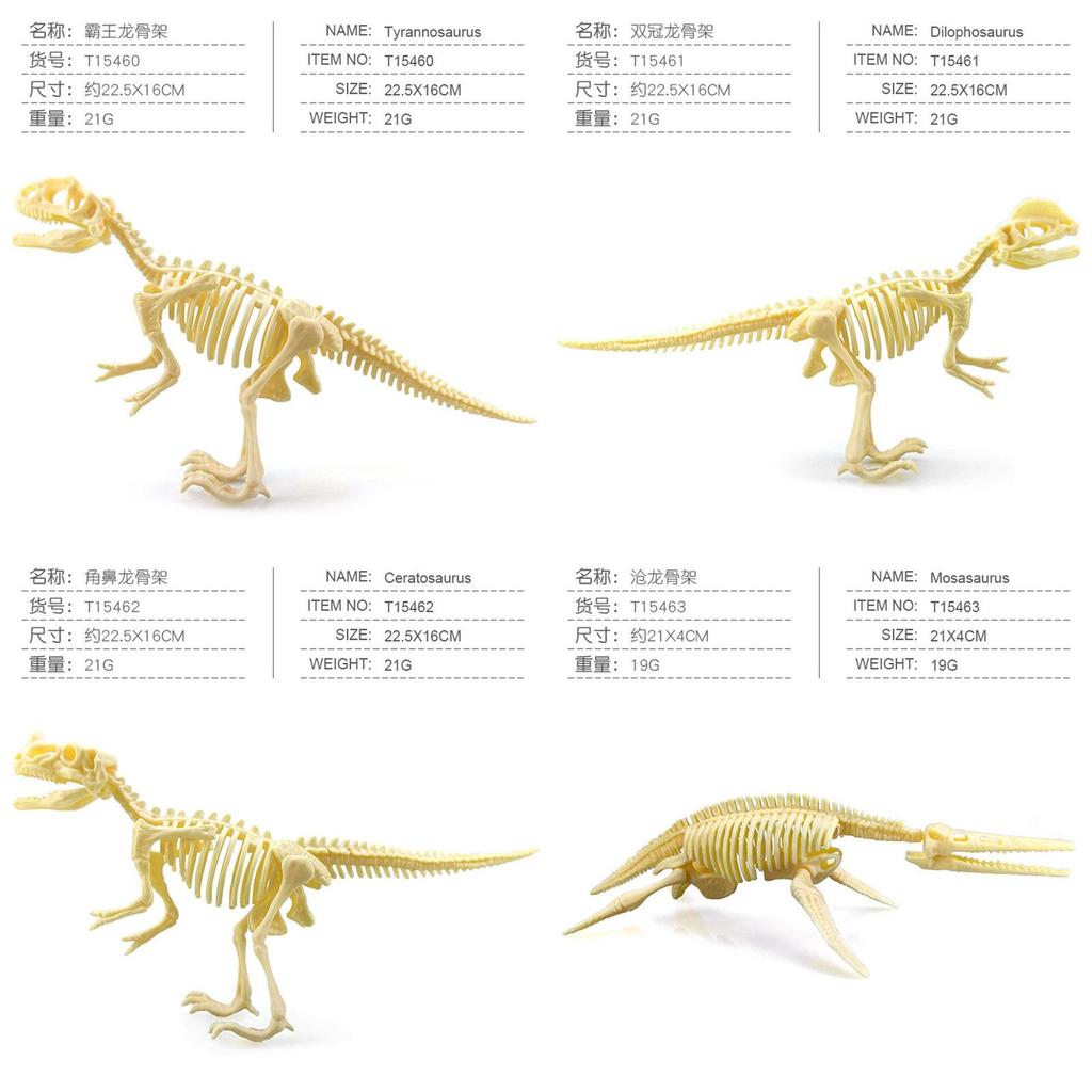 Dinosaur Fossil Model Kit With Assembly For Kids Paleoarchaeology Educational Toy