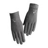 1 Pair Women Gloves Keep Warm Full Finger Flannel Touch Screen Winter Cycling Gloves for Outdoor