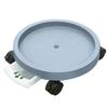 Eize Flower Pot Stand with Swivel and Water Retention for Flower and Outer Diameter Casters, Lockable, Tray, Houseplants, Pots, Saucers, 28.6cm