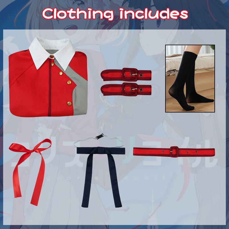 

Recoil Chisato Lycoris Nishikigi Takinai Cosplay Animation Clothing Exhibition Nishikigi,S