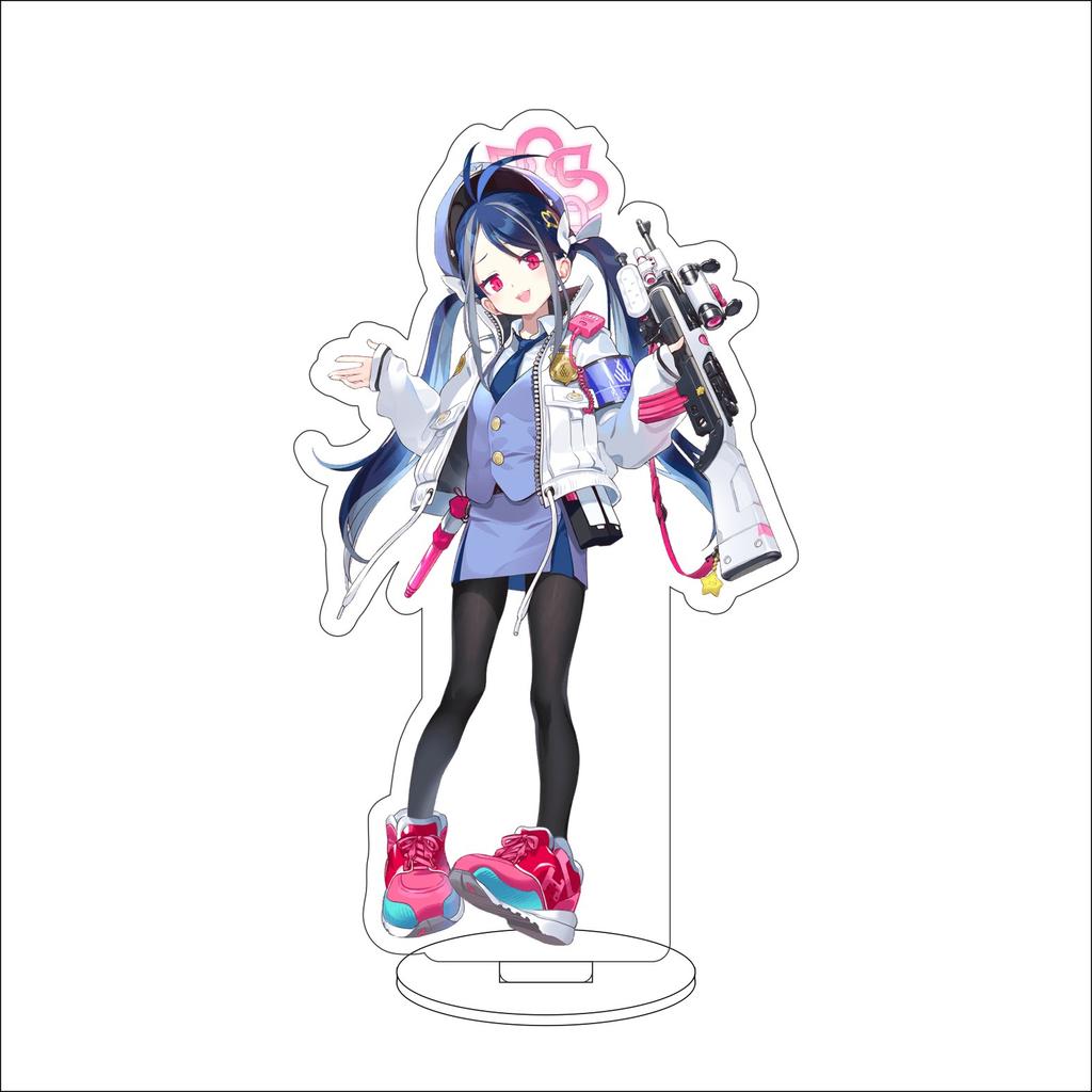 16CM Anime Blue Archive The Animation  Cosplay Acrylic Stand Ornaments Okusora Ayane Sorasaki Hina Figure Stand Halloween Gifts