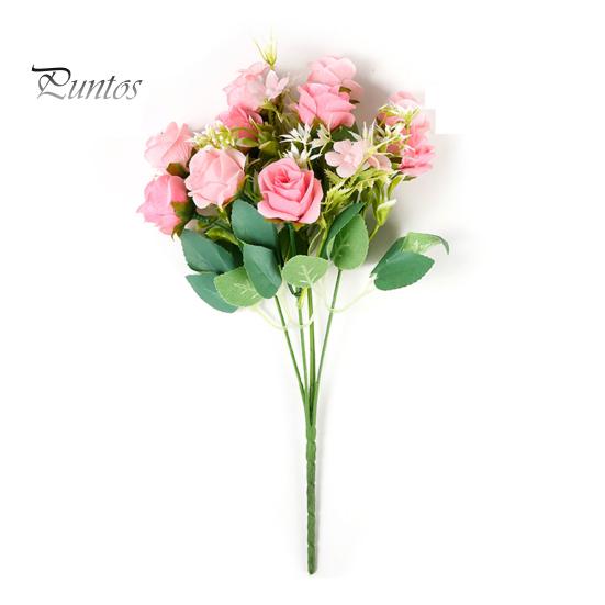 Artificial Rose 10 Forks Korean Style Exquisite Lifelike Easy Care Decorative Simulation Flower Bouquet