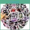 Cute Cartoon Cat Sticker Set Decorate Your Guitar Notebook And Luggage