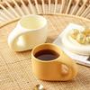 Ceramic Mug with Saucer Coffee Cup Drinking Cups and Saucers Home Office Tea Cup Coffee Cups Korean Mug Ceramic Plate