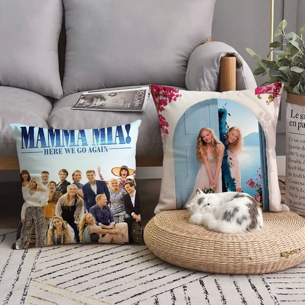 Mamma Mia Povlak na polštář TV Čtvercový polštář Ložnice Pohovka Volný čas Pohodlný polštář Auto Domácí dekorace